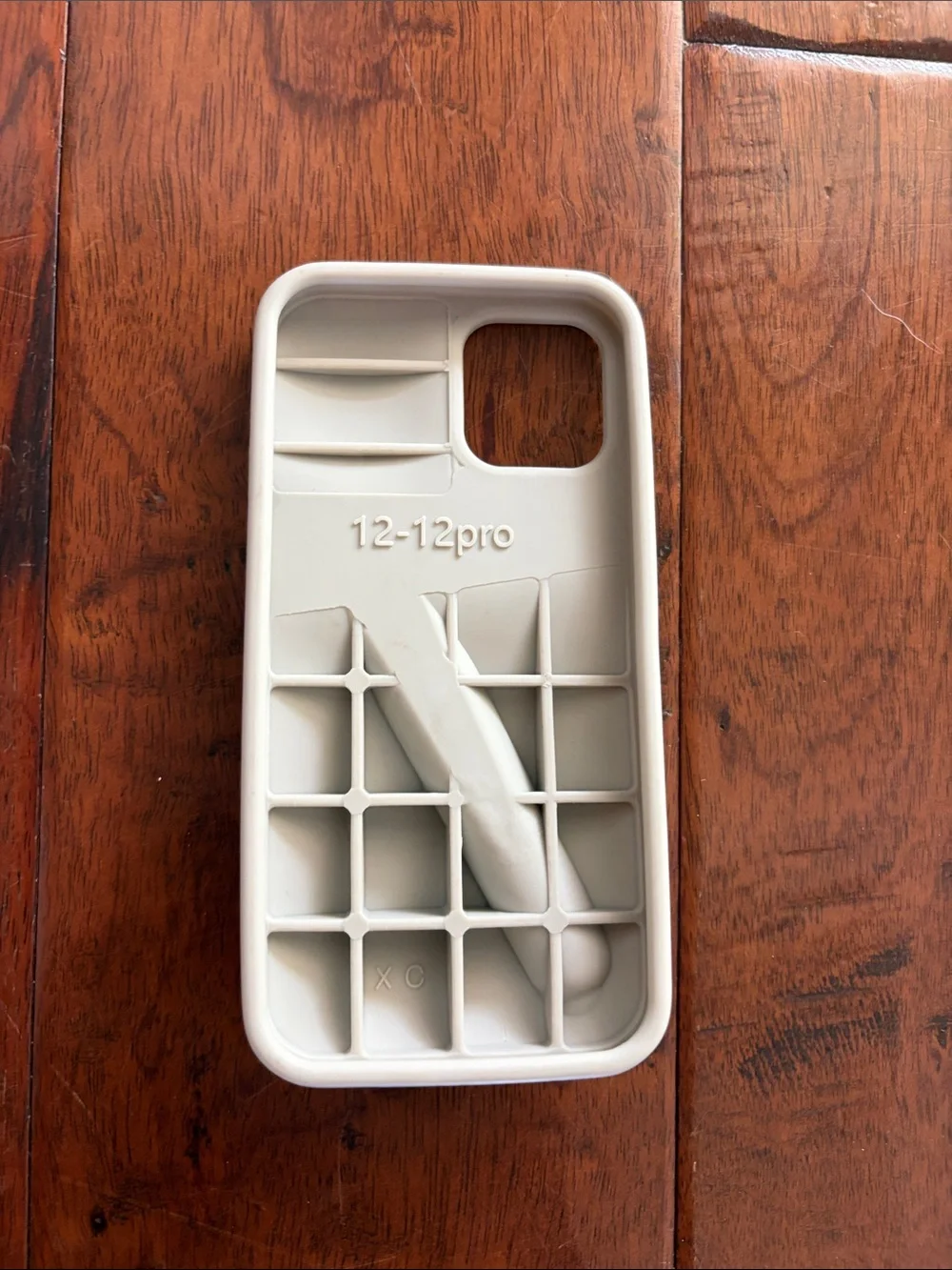 RHODE White Phone Case with Integrated Angled Grip